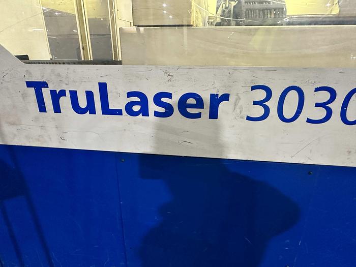 Used 2008 Trumpf TruLaser 3030 CO2 Laser Cutting Machine