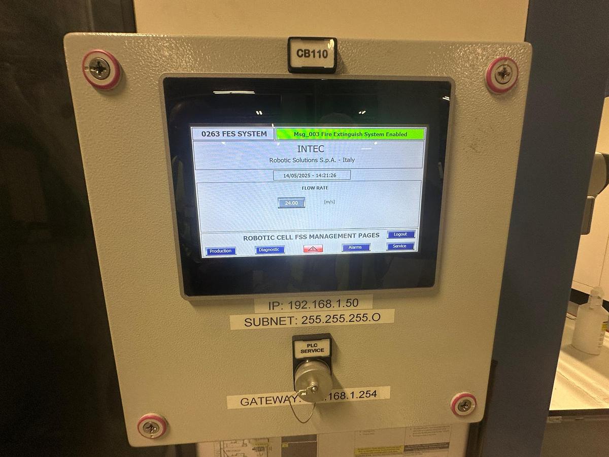 Used 2015 Intec Robotic Solutions Robotic Linish and Polish Machine