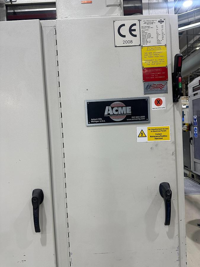 Used 2008 ACME Manufacturing Company. Polishing Cell