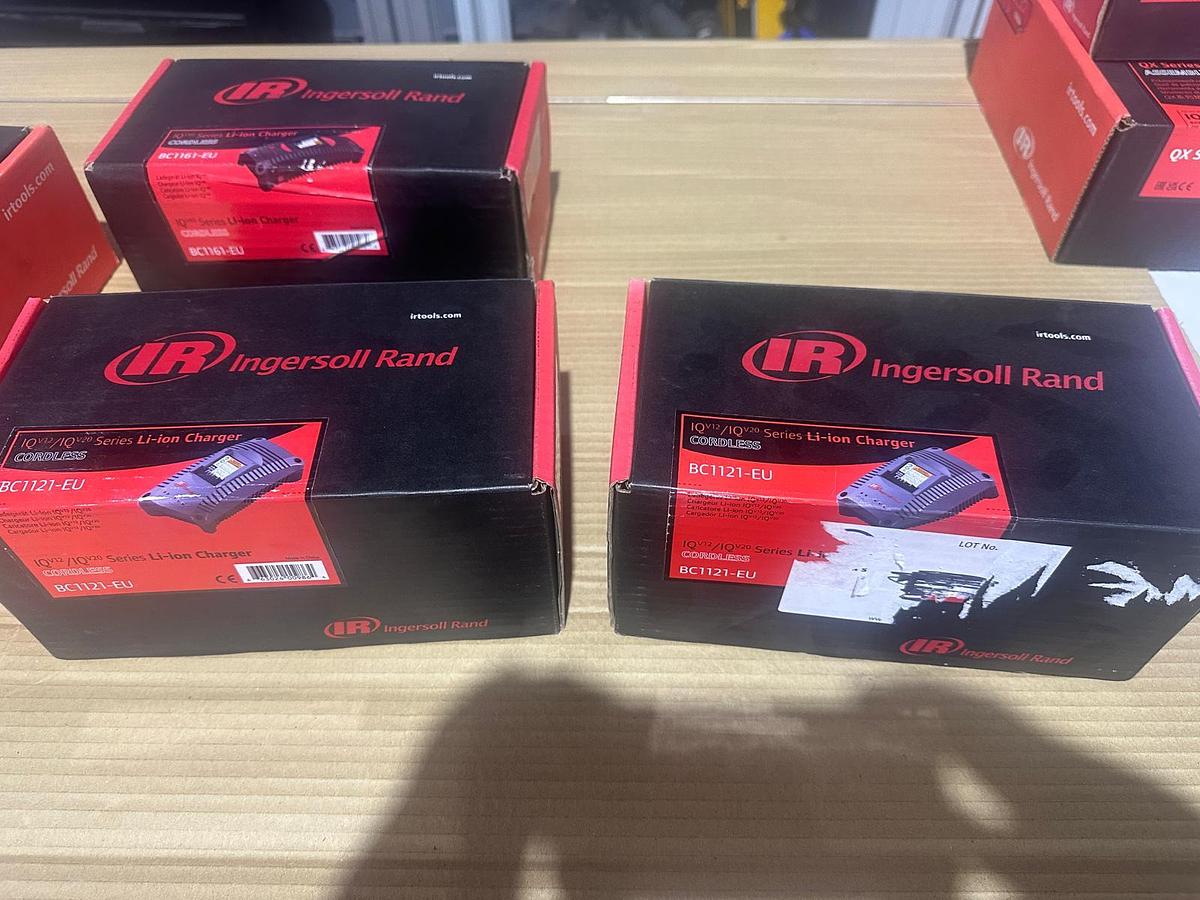 Used Ingersoll Rand QXBN Cordless Precision Screwdrivers – 3 Units + Chargers & 20V Batteries – Excellent Condition