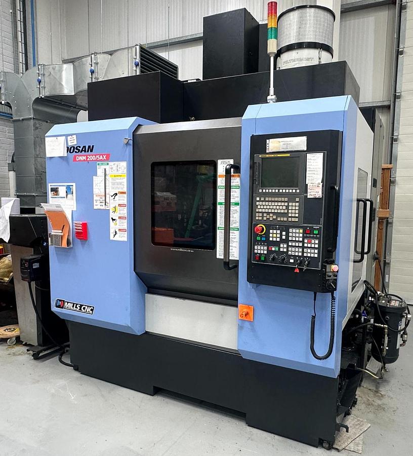 Used 2013 Doosan DNM 200/5AX Vertical Machining Machine