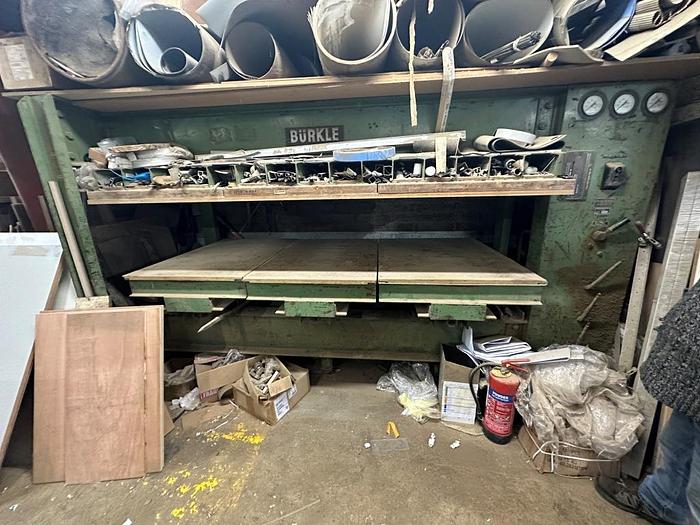 Used Burkle FPMU 250/120 Veneer Press