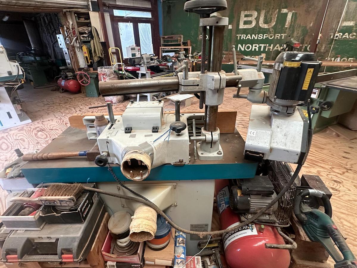 Used 2005 Griggio T220 Spindle Moulder with Comatic AF/34 Feeder