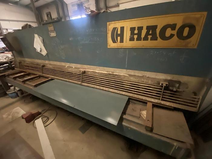 Used 1990 Haco TS 3006 3000mm x 6mm Hydraulic Guillotine