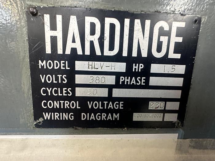 Used Hardinge HLV-H Super Precision Manual Lathe