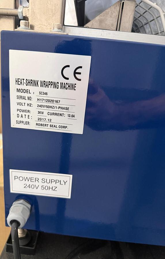 Used Robert Seal SC346 Heat Shrink Wrapping Machine | 2017 | Unused