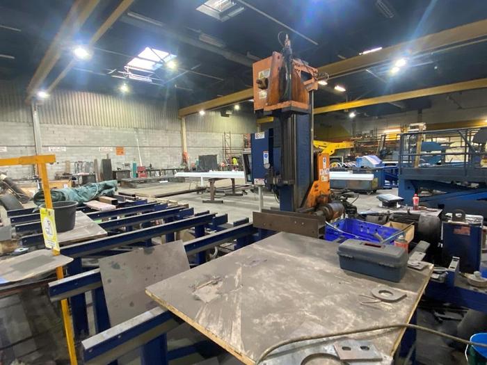 Used 2005 Peddinghaus Avenger MDL1000B CNC Beam Drilling Line