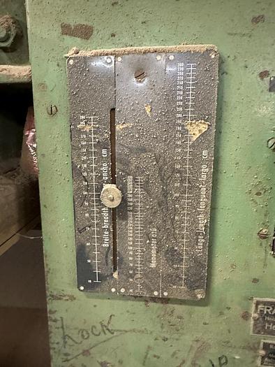 Used Burkle FPMU 250/120 Veneer Press