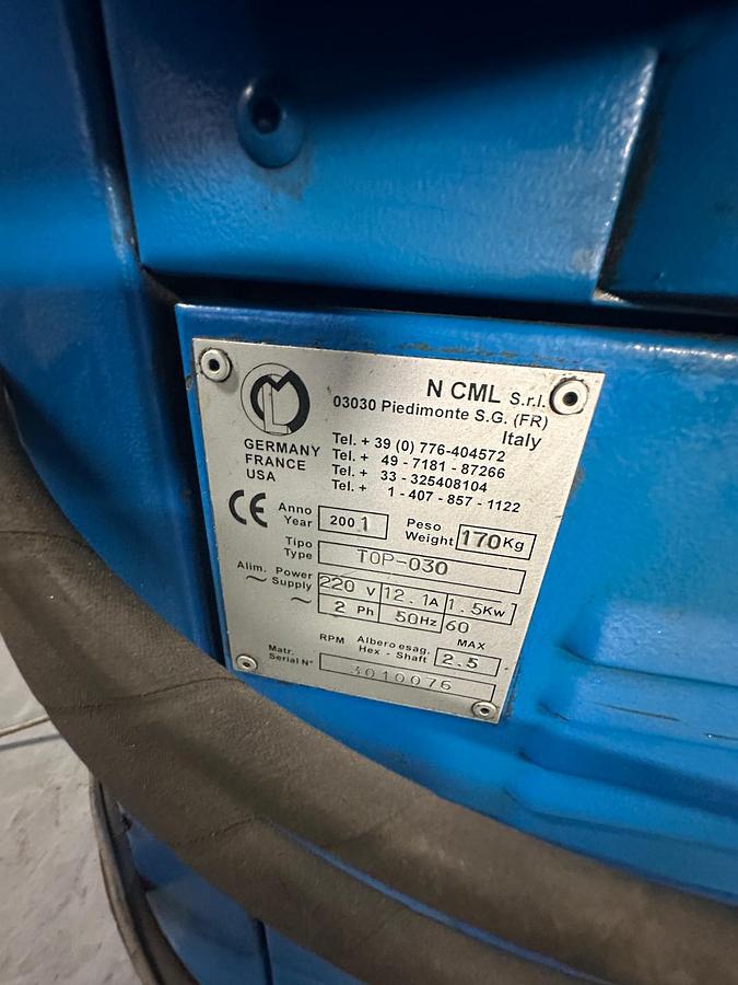 Used 2001 Ercolina TOP-030 Tube & Pipe Bender For Sale | CML TOP-030 Rotary Draw Bender Ireland