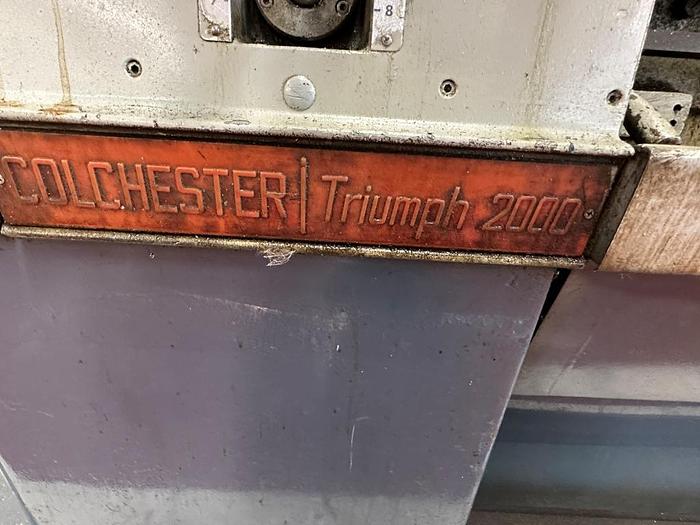 Used Colchester Triumph 2000 Manual Lathe