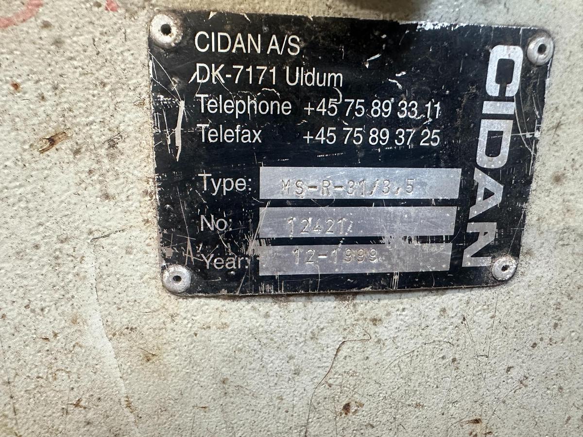 Used 1999 Cidan MS-R-31/3.5 Guillotine Shears