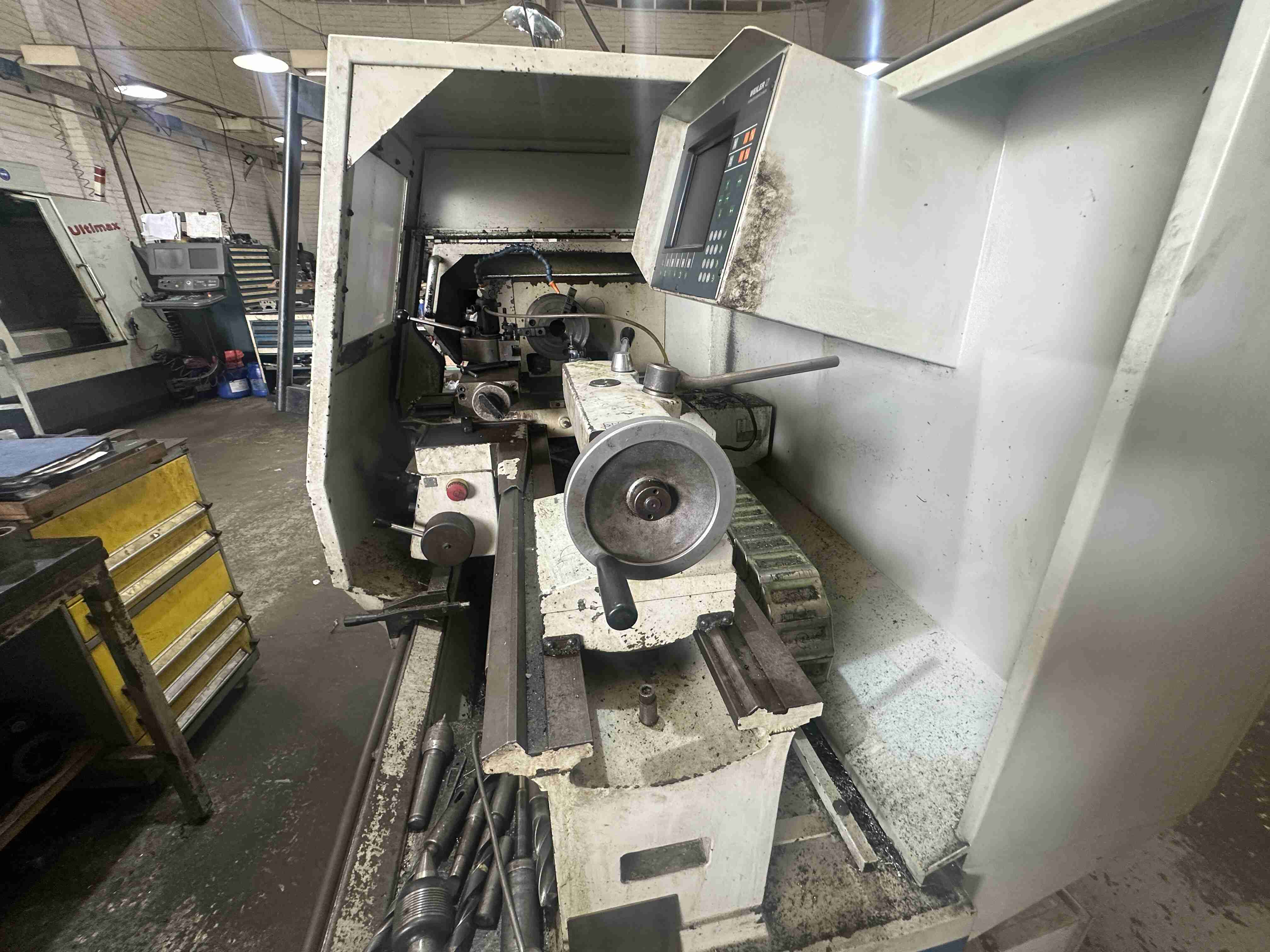 Used 1997 Weiler E35 CNC Lathe | Weiler Control | 54mm Bore