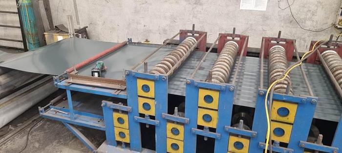 Used JCX Rollforming Line for Corrigate and Box Profile