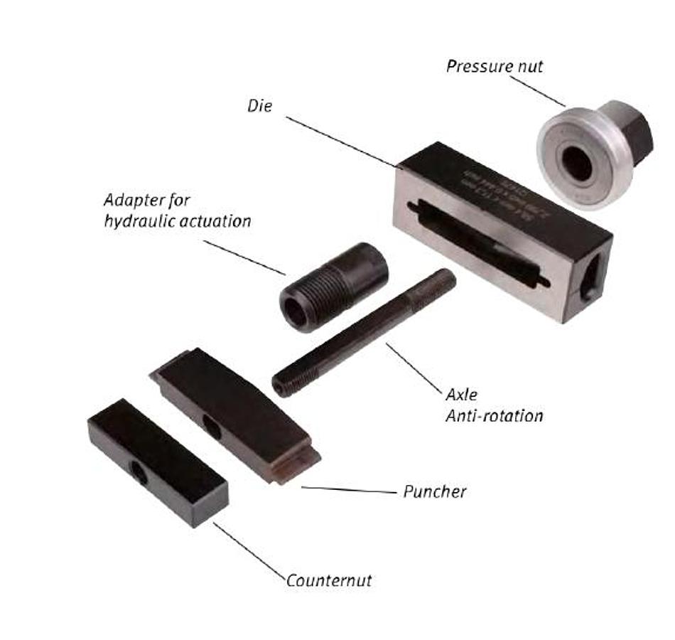 Alfra 01370 - Hole Puncher® Sub-Min-D 55.7 x 13.9mm for Connectors