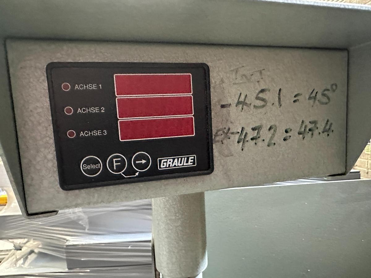 Used 2004 Graule AS-U 450 Notching Saw – Dual Blade Aluminium Profile Cutter