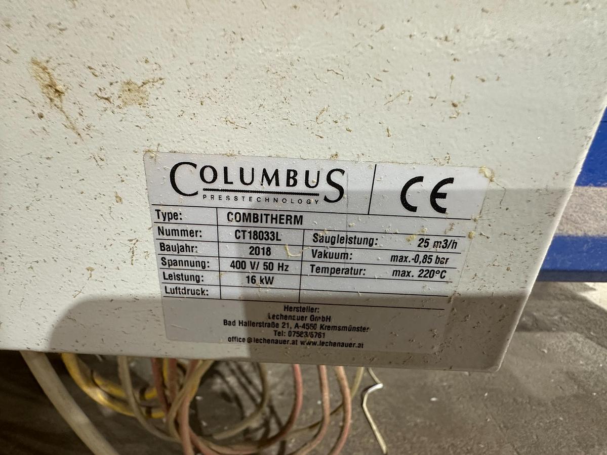 Used 2018 Columbus  Combitherm Vacuum Press