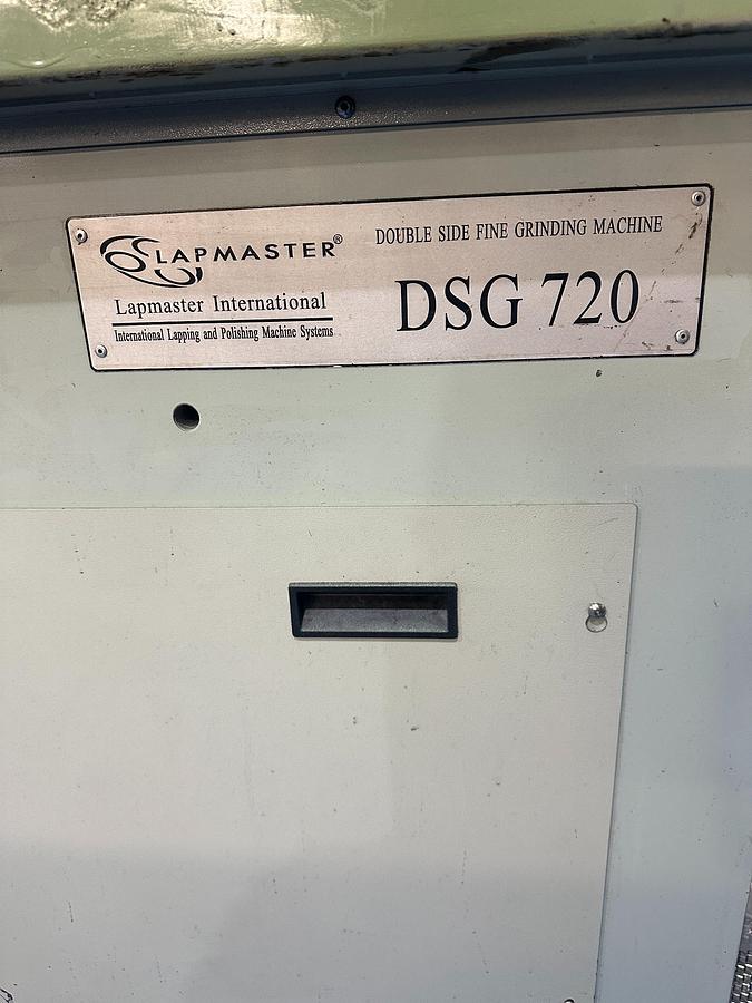Used 2014 Lapmaster DSG 720 Double Side Fine Grinding Machine