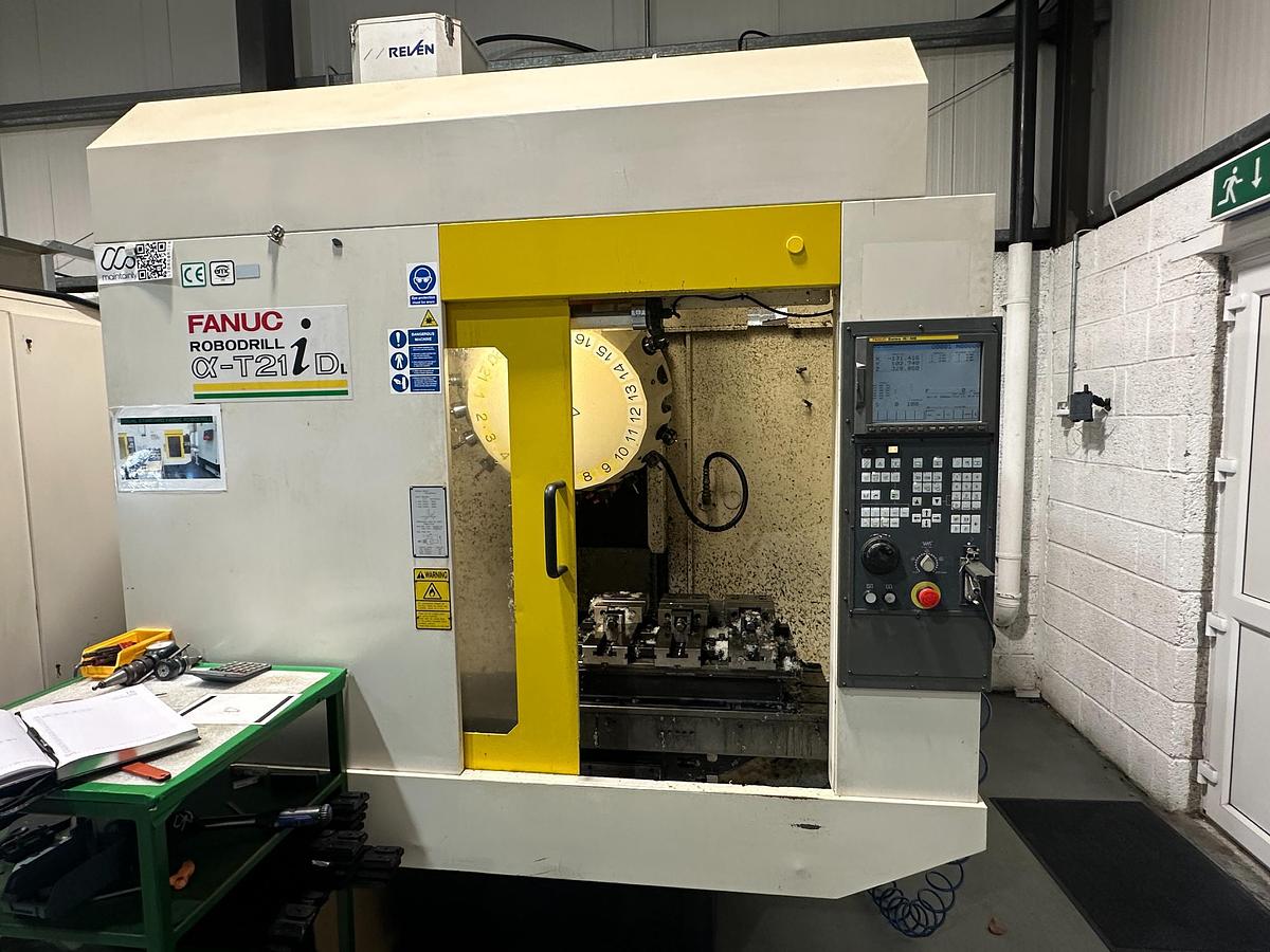 Used Fanuc Robodrill Alpha T21iDL CNC Machining Centre | BT30 | 20,000 RPM