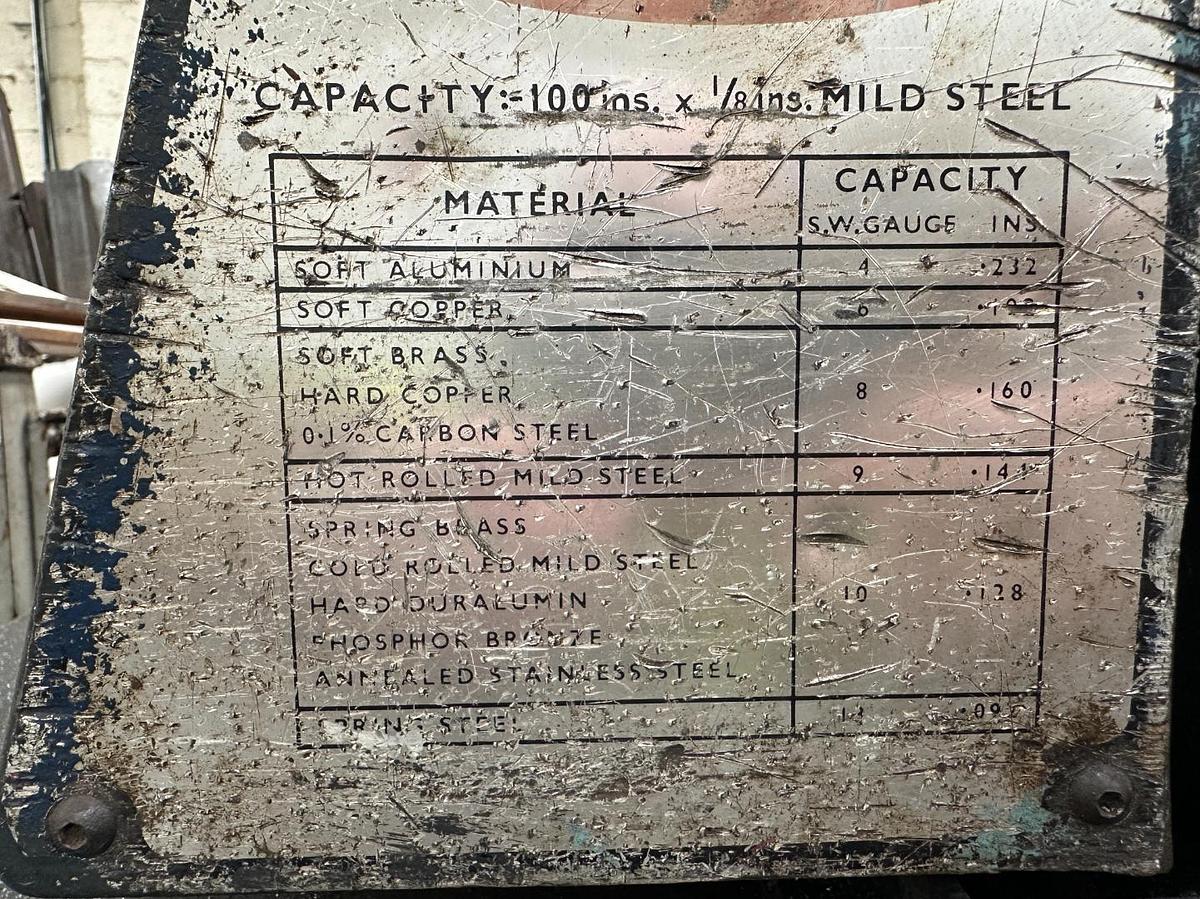 Used Keetona 2.5m x 3mm Mechanical Guillotine