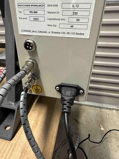 Cormak PS-360 Rotary Welding Positioner Table