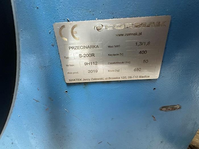 Used 2019 Cormak S-200RH Bandsaw