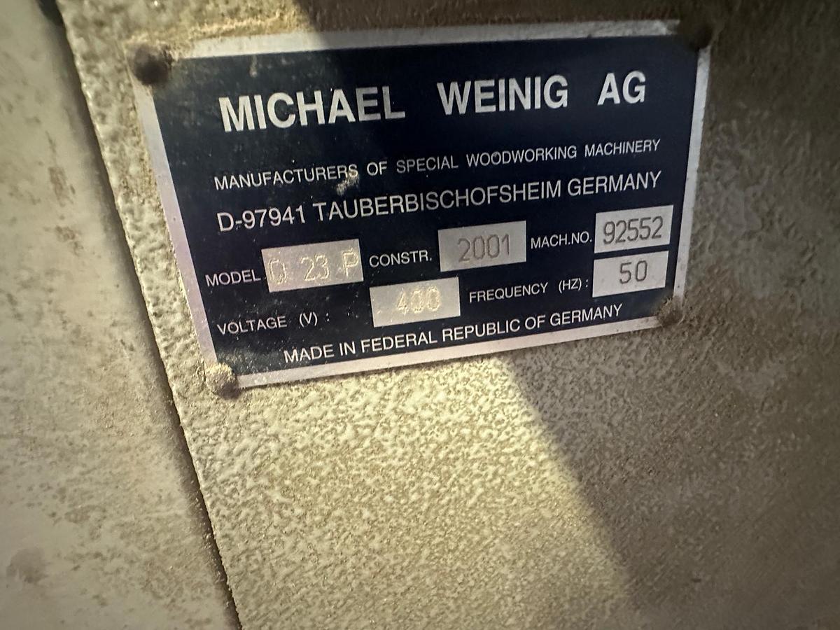 Used Weinig Quattromat 23P Planing & Moulding Machine