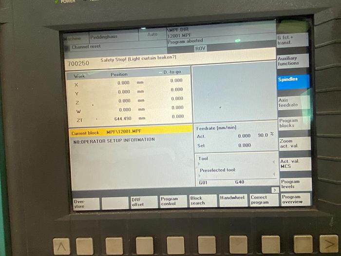 Used 2007 Peddinghaus PCD1000/A Advantage Drill