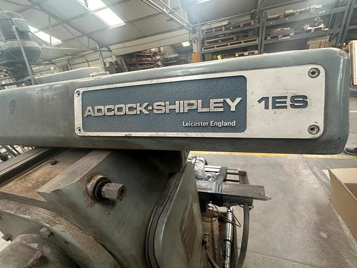 Used Adcock Shipley 1ES Milling Machine