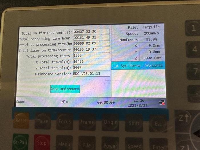 Used 2021 Mantech/Jinan Jindiao Technology  Z1390 Laser Cutter & Engraver