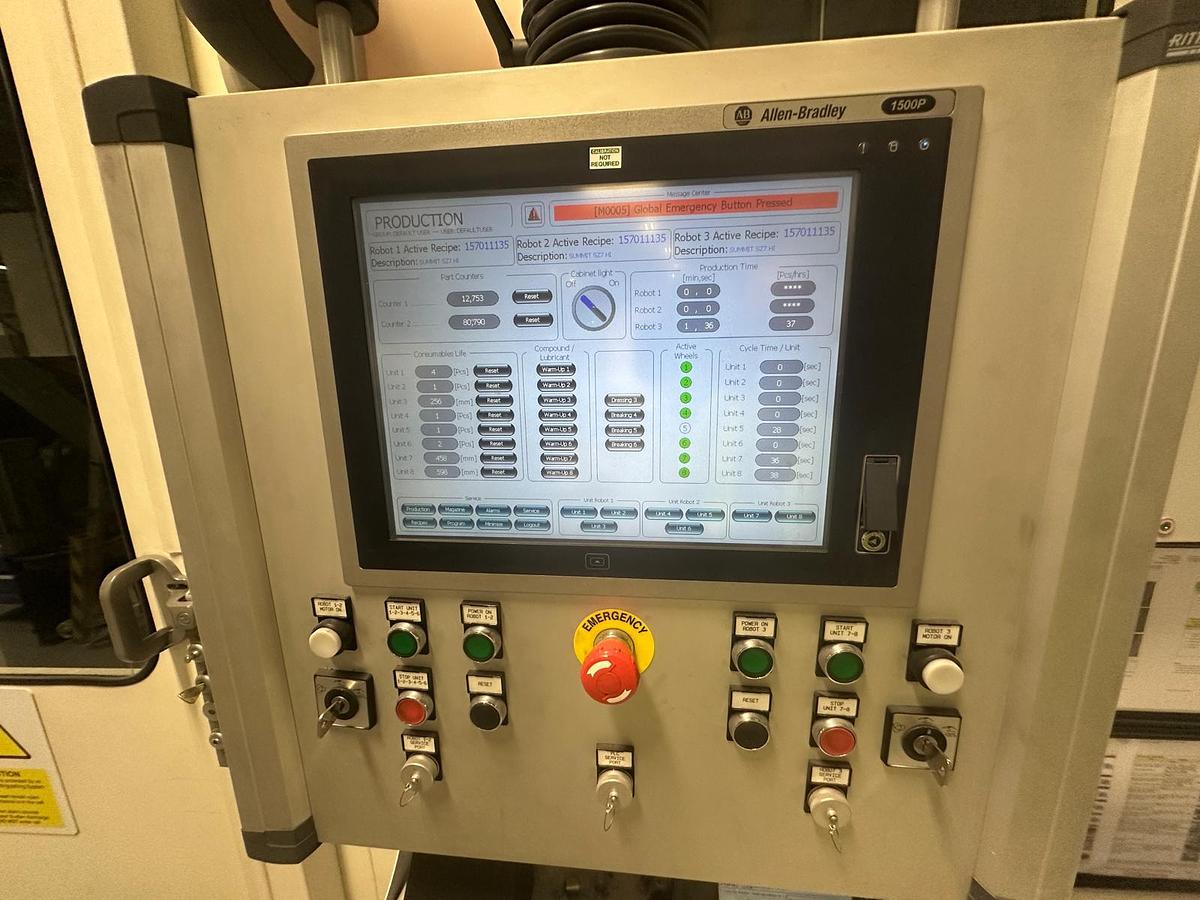 Used 2015 Intec Robotic Solutions Robotic Linish and Polish Machine