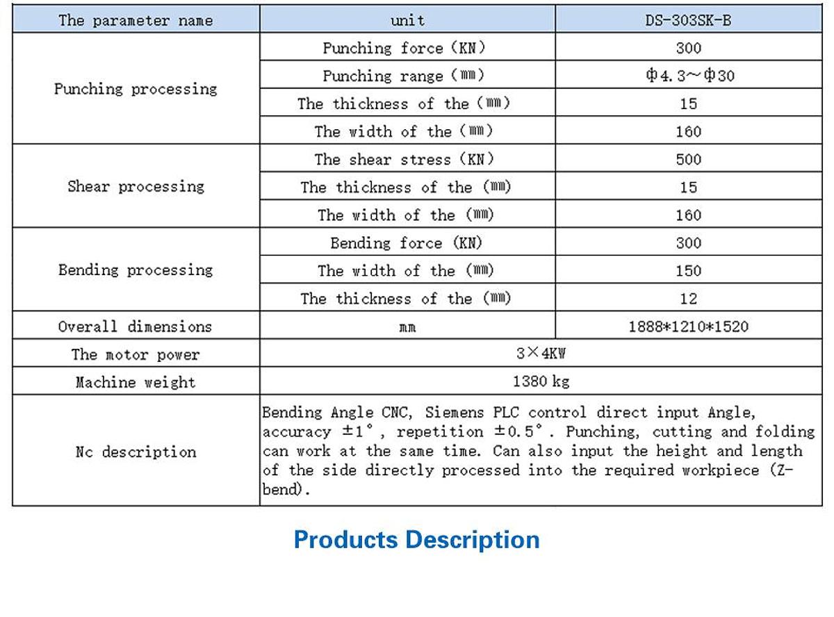 Used 2022 Jinan Deshang DS-303SK-B CNC 3-in-1 Busbar Processing Machine – Excellent Condition