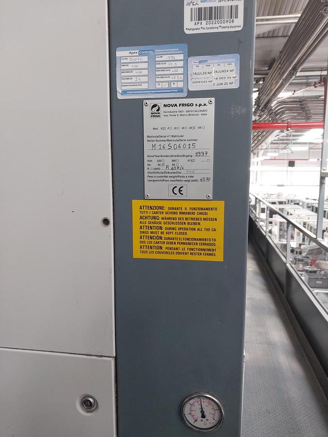 Used 1997 Novo Frigo Modular Chiller β Type R65 β For Sale in Ireland