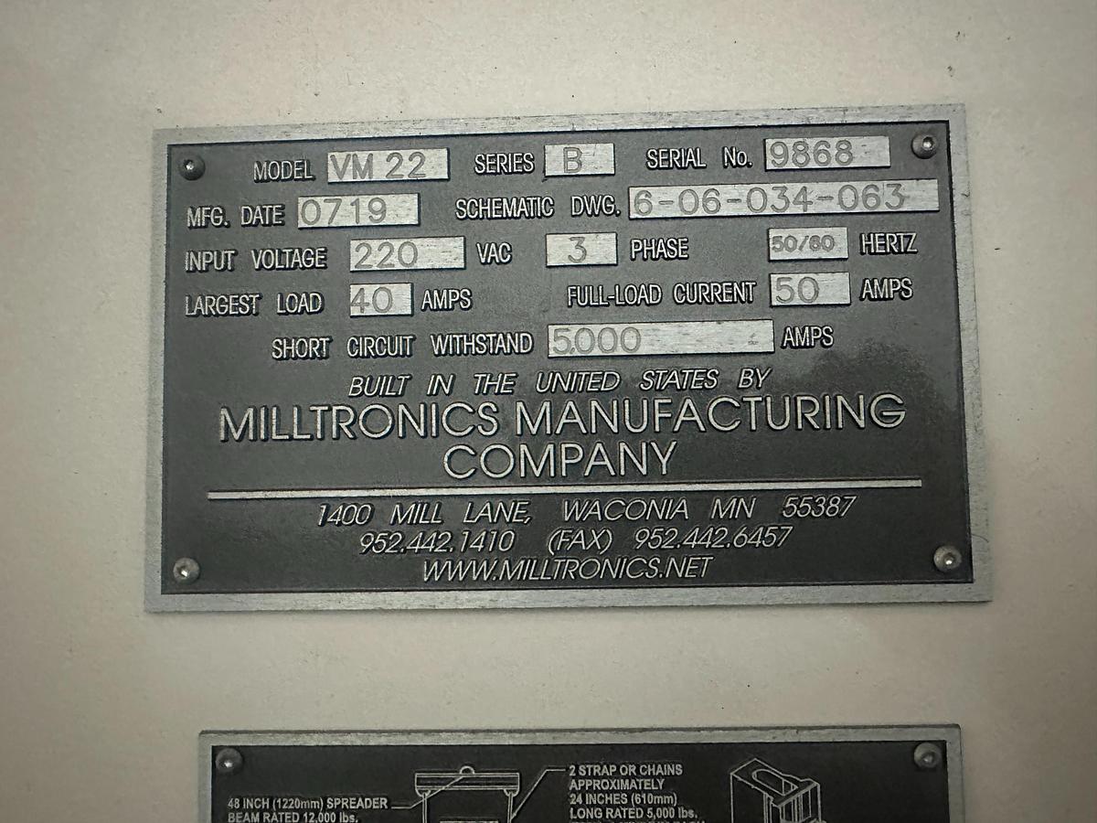 Used 2007 Milltronics VM22 CNC VMC | Centurion 7 | 24 Tool ATC