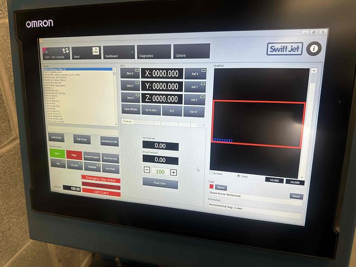 Used Swiftcut SwiftJet Waterjet Profile Cutting Machine