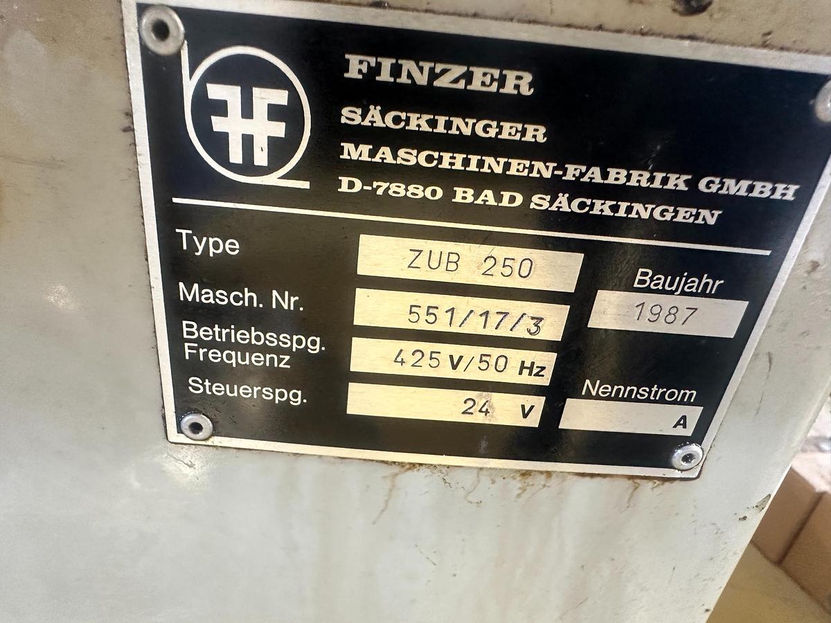 Used 1987 Finzer ZUB 250 Multislide Machine | 250kN 6 Slide
