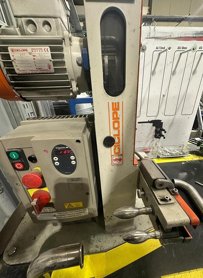 Used 2017 Ciclope ZOE-L High-Speed Belt Polishing Machine – Very Good Condition