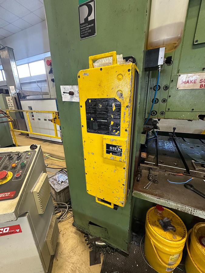 Used 1983 Fritz Müller SDZ 250.6.2 250 Ton Hydraulic Press with Dimeco Coil Line