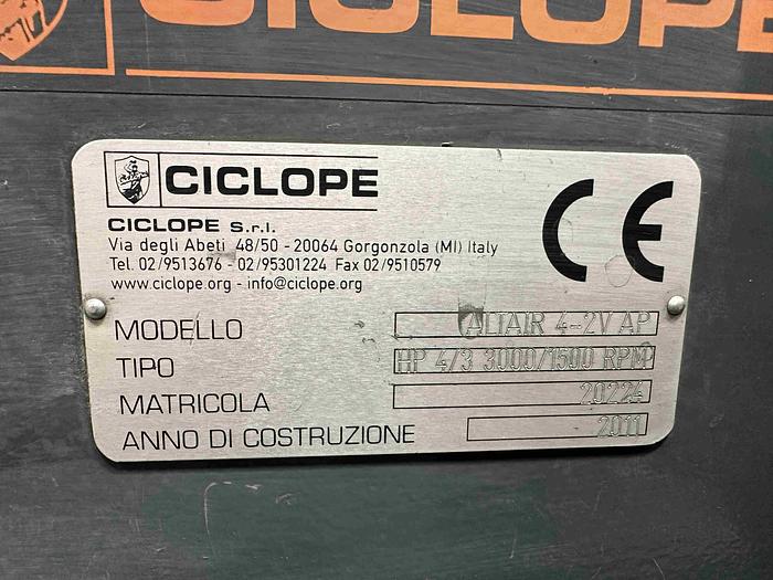 Used Ciclope Altair 4 Polishing Machine