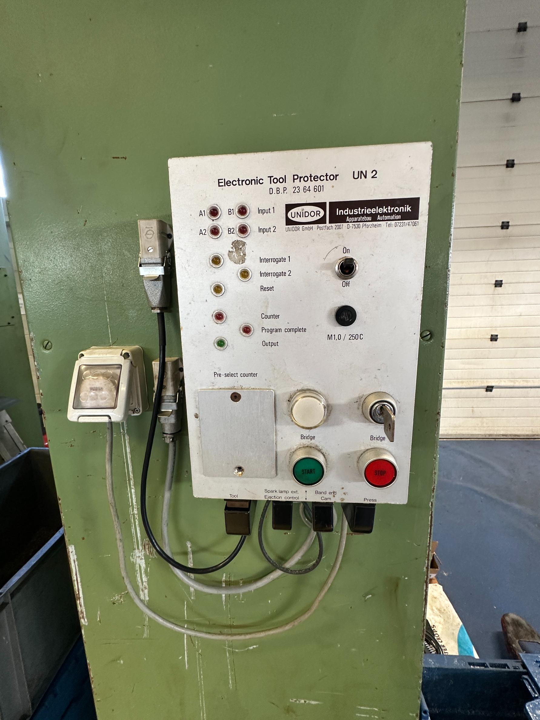 Used 1983 Fritz Müller SDZ 250.6.2 250 Ton Hydraulic Press with Dimeco Coil Line