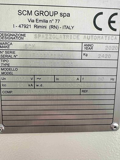 Used 2020 SCM DMC MB90 Automatic Brushing Machine