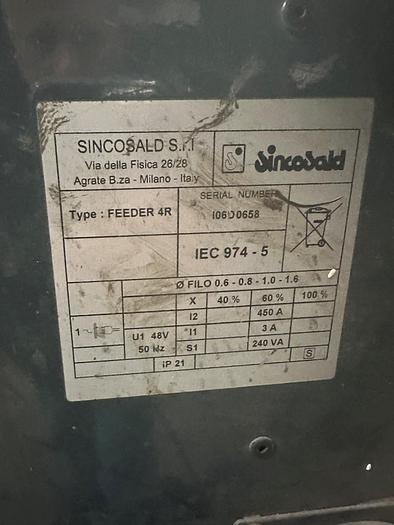 Used Sincosald Novamig 430E MIG Welder