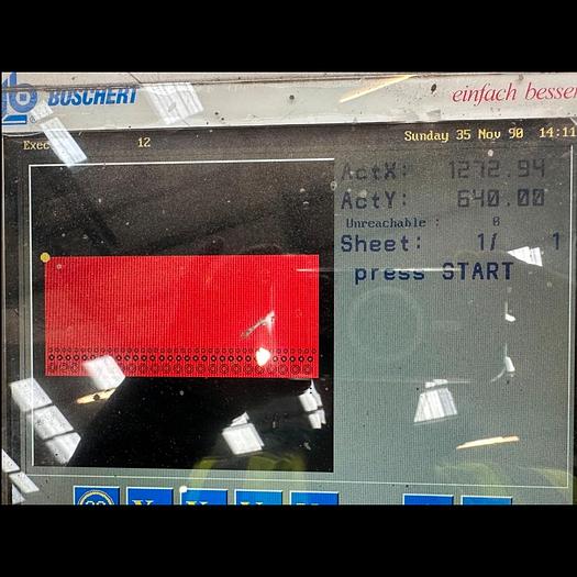 Used 2004 Boschert Twin 1000 Index CNC Punching Machine