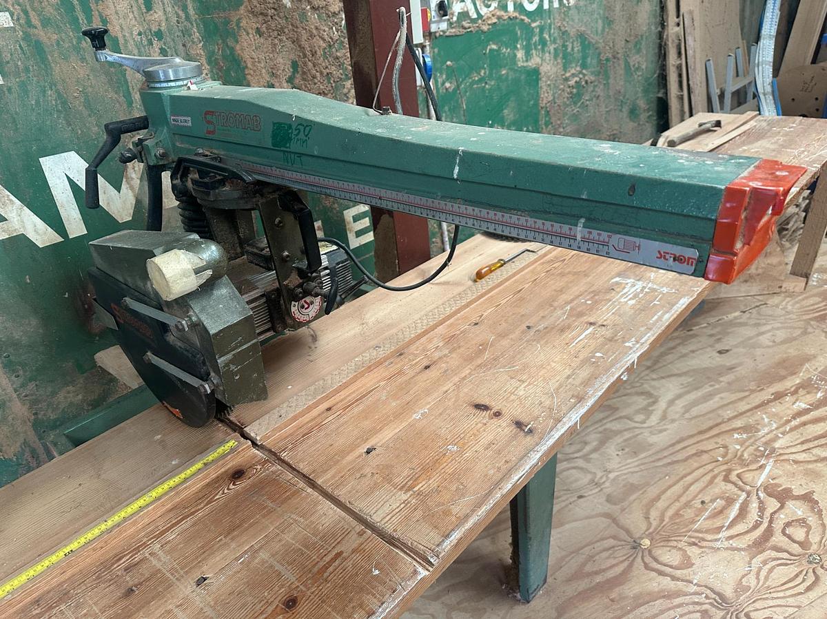 Used 1990 Stromab RS 65 Radial Saw for Sale | 350mm Blade | With Table Ireland