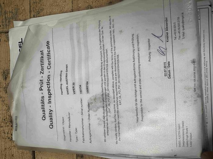 Used 2014 Engel Viper 20 Robot