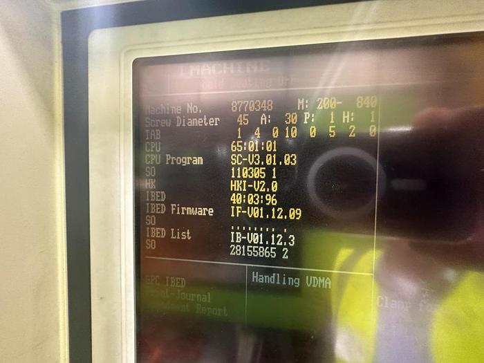 Used 1997 Demag ERGOtech 200-840 Compact Injection Moulding Machine