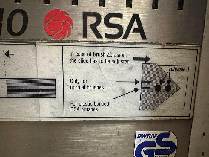 Used RSA Rasamax Mono Edge Deburring Machine