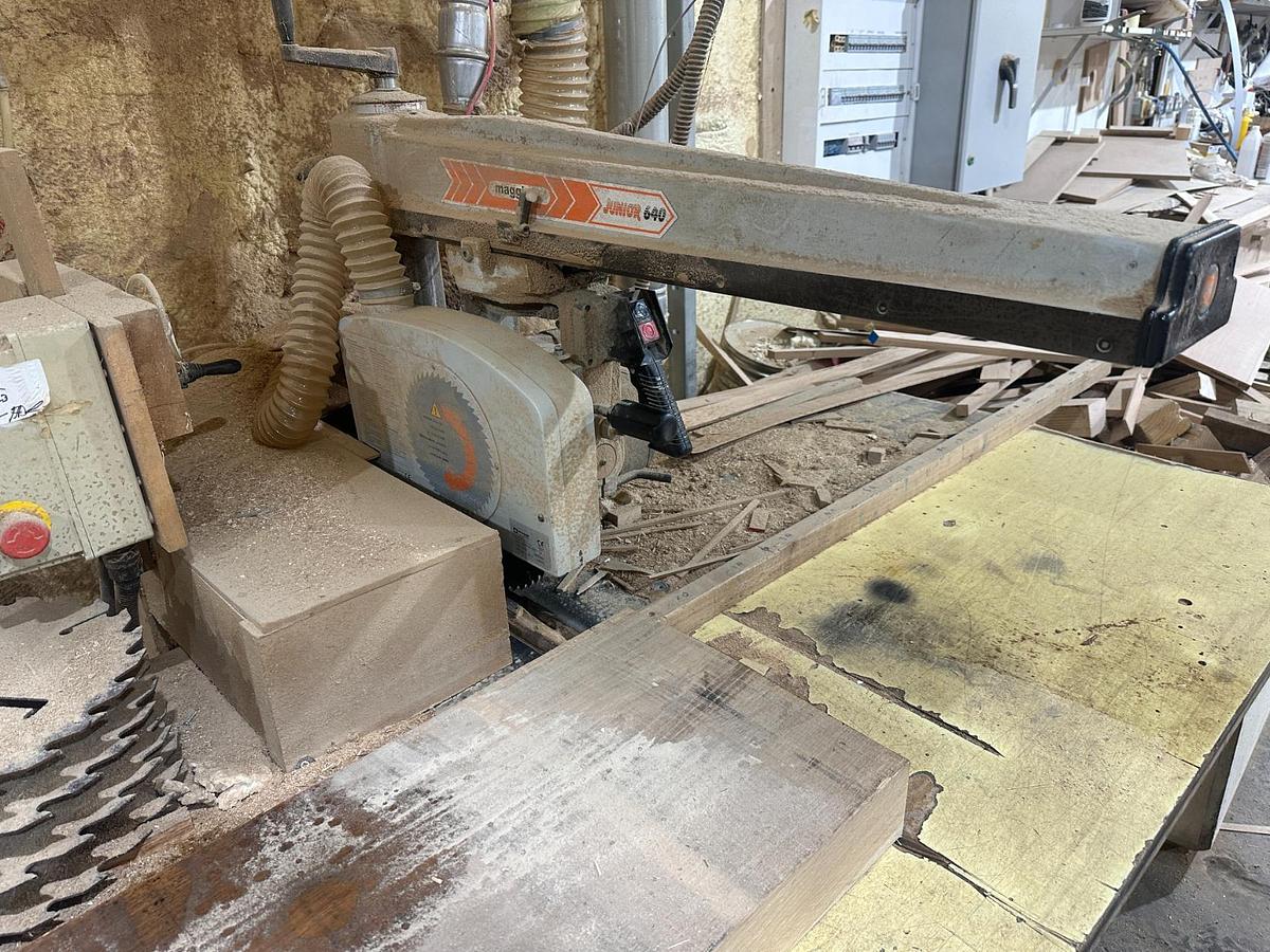 Used 2006 Maggi Junior 640 Sega Radial Arm Crosscut Saw