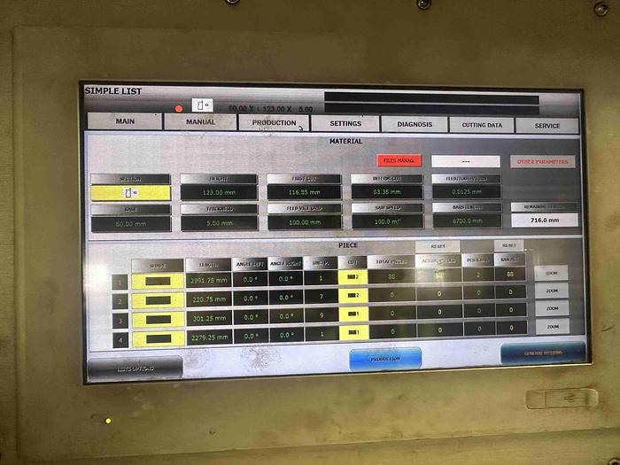 Used 2019 RALC Italia Nuova Lybra CNC Cutting Line