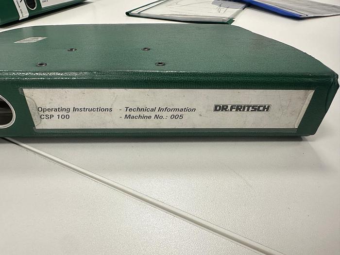 Used DR. Fritsch CSP 100 Sintering Press