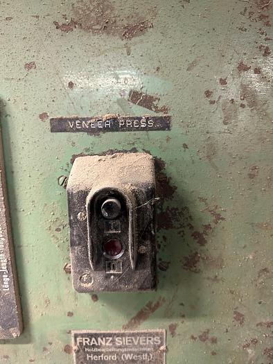 Used Burkle FPMU 250/120 Veneer Press